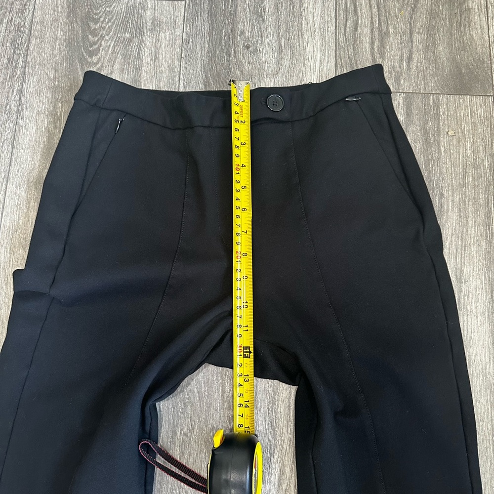 Anthropologie Maeve Ankle Zip Pants Black Size 10 Career Office - Picture 14 of 16